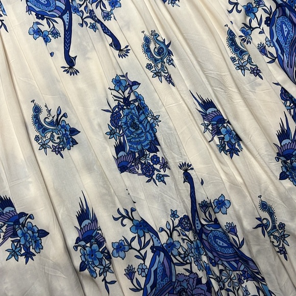 NWT Vintage Spell & the Gypsy Hotel Paradiso Strappy Maxi Dress in Bluebird LG - Picture 13 of 14